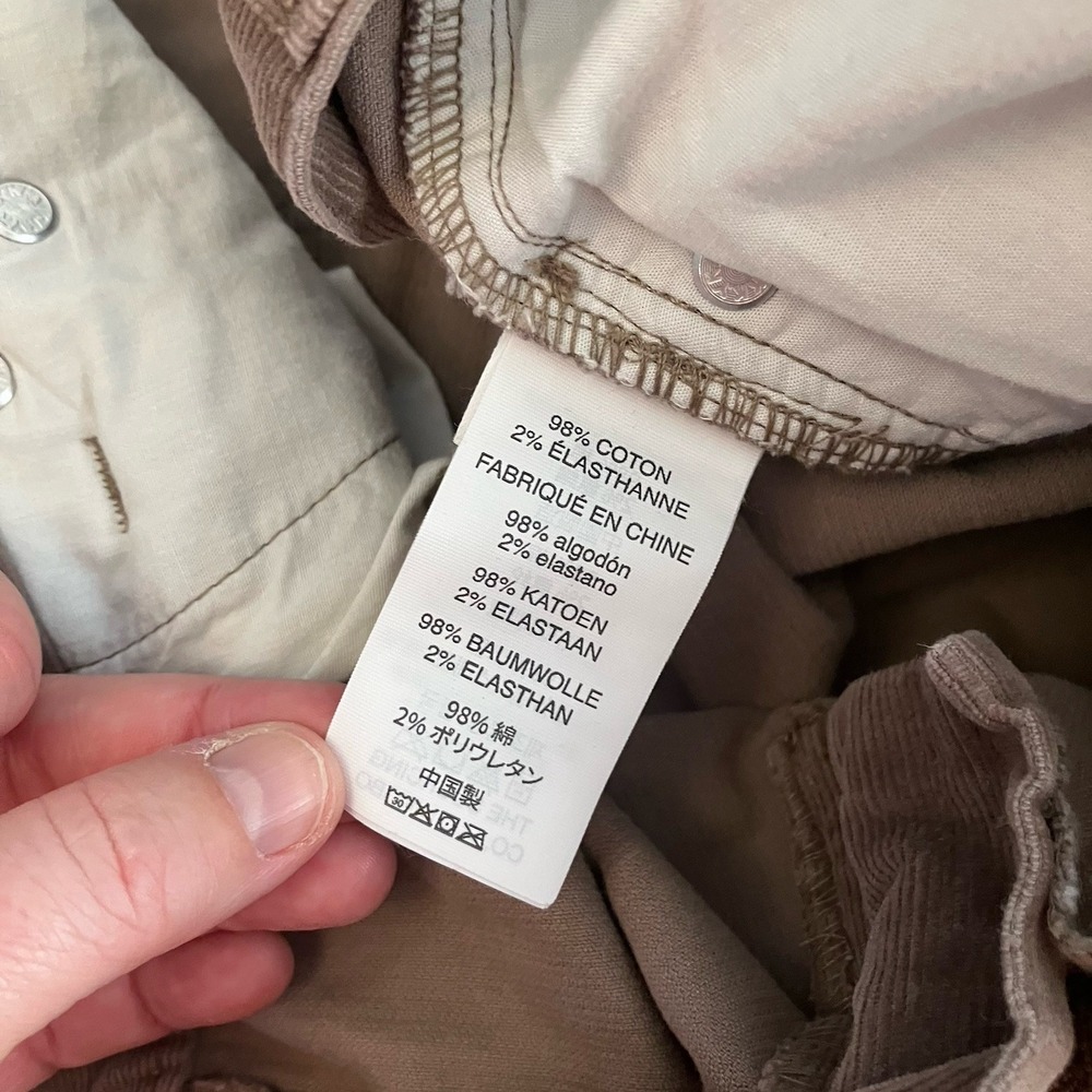 Vuori Pants Mens 32x31 Brown Corduroy 5-Pocket‎ Zip Fly Casual V478 Straight - Picture 6 of 11